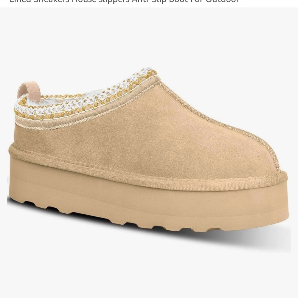 Cozy Tan Slip-On Women's Shoes